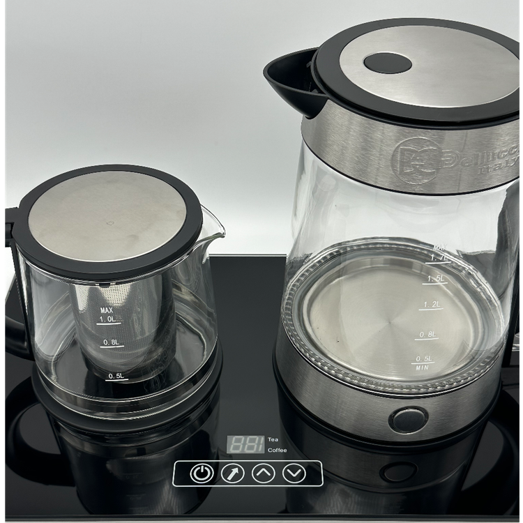 چای ساز بغل هم دلوسی Dellucci مدل DL-TM8121 ایتالیا با گارانتی شرکتی