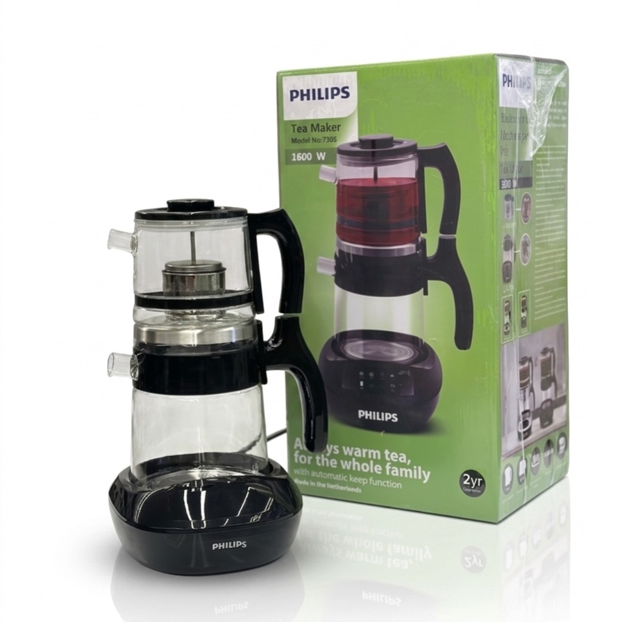 چای ساز روهم پیرکس فیلیپیس(Philips)با صفحه نمایشLED